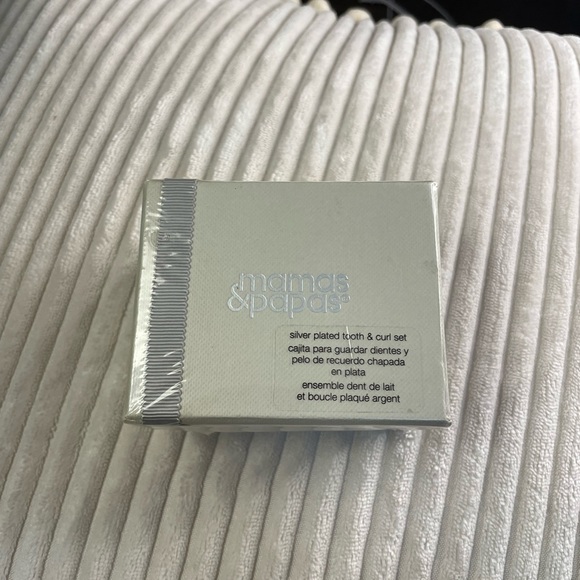 Mamas&Papas silver plated curl and tooth set - Picture 1 of 2